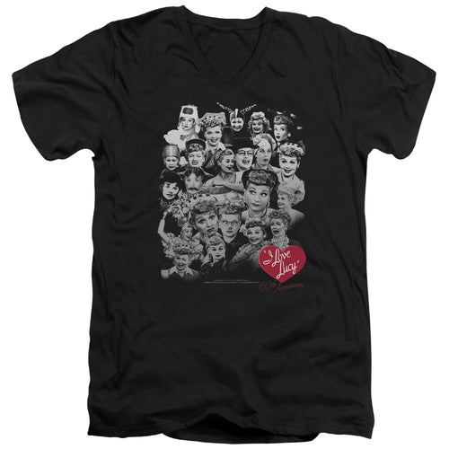 I Love Lucy 60 Years Of Fun V-Neck T-Shirt