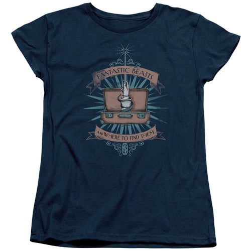 Fantastic Beasts Briefcase Womens T-Shirt