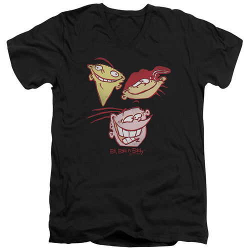 Ed Edd n Eddy Three Heads V-Neck T-Shirt