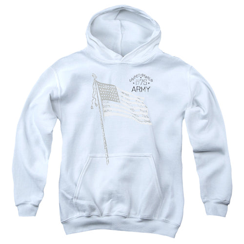 US Army Flag Sketch Youth Hoodie