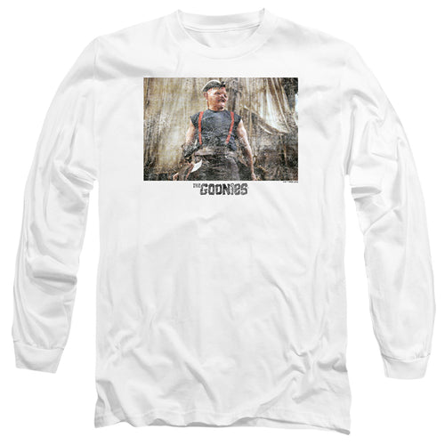 The Goonies Sloth White Long Sleeve T-Shirt