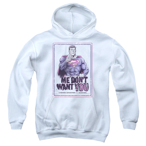 Superman Dont Want You Youth Hoodie