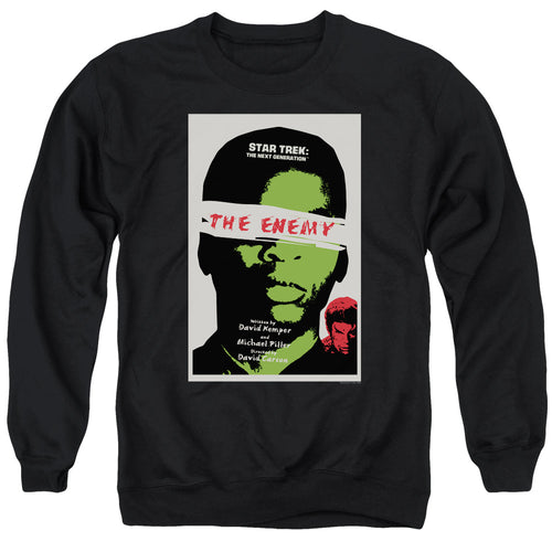 Star Trek The Enemy Black Crewneck Sweatshirt
