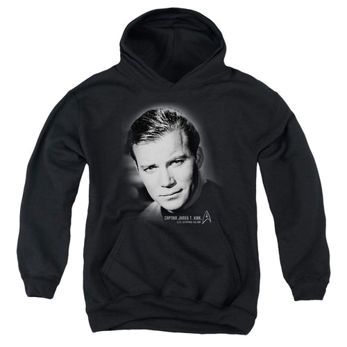 Star Trek Captain Kirk Portrait Youth Hoodie