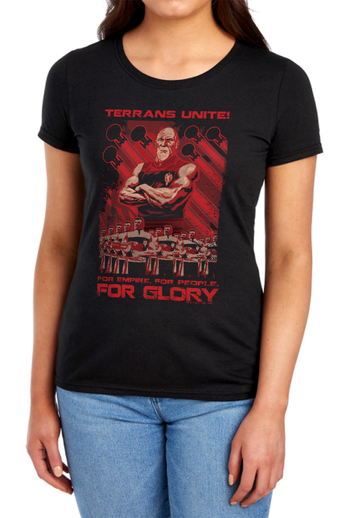 Star Trek Terrans Unite Womens T-Shirt