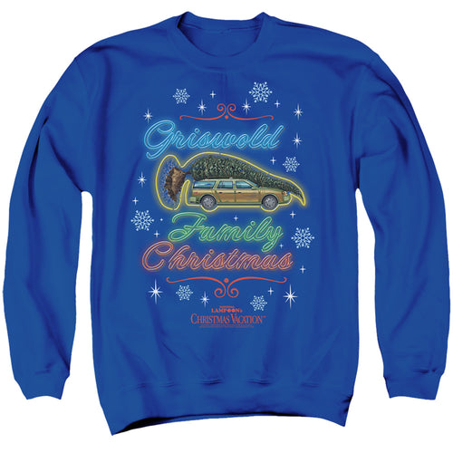 Christmas Vacation Neon Griswald Crewneck Sweatshirt
