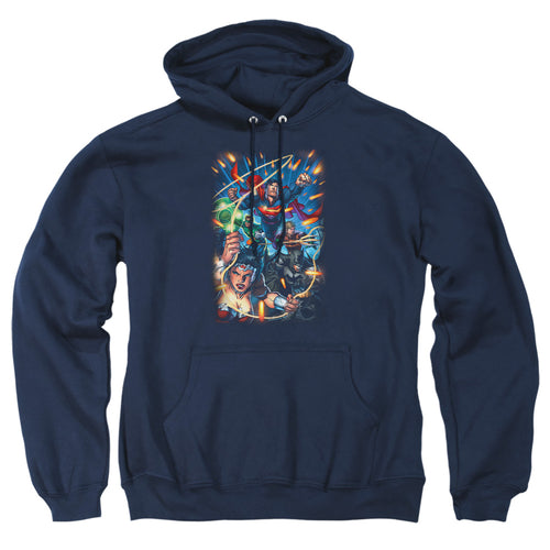 Justice League Under Attack Pullover Hoodie