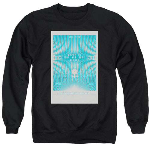 Star Trek Where No Man Has Gone Before Black Crewneck Sweatshirt