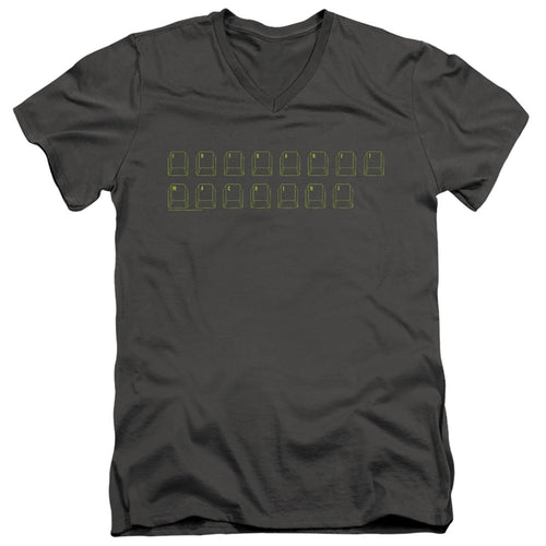 Big Bang Theory Intranet Machine V-Neck T-Shirt