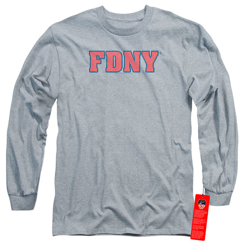 New York City Fdny Athletic Heather Long Sleeve T-Shirt
