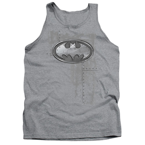 Batman Rivited Metal Logo Tank Top