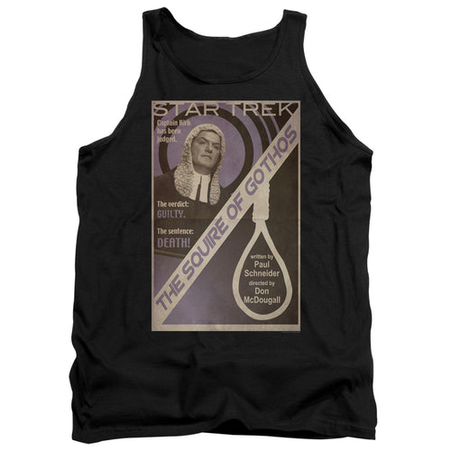 Star Trek Juan Ortiz The Squire of Gothos Black Tank Top