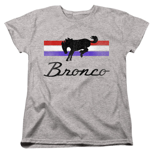 Ford Bronco Stripes Womens T-Shirt