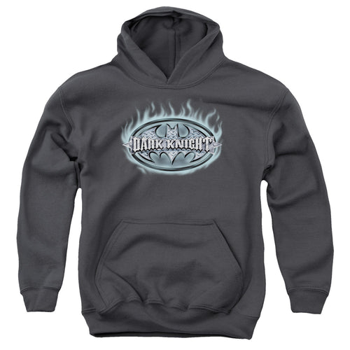 Batman Dark Knight Steel Shield Youth Hoodie