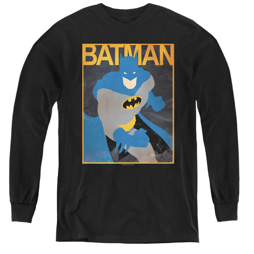 Batman Simple Bm Poster Youth Long Sleeve T-Shirt