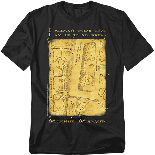Harry Potter Marauders Map Interior Words T-Shirt