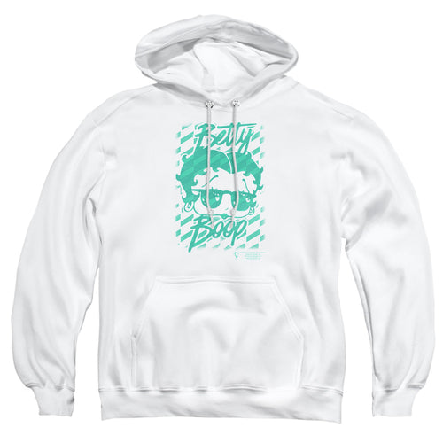 Betty Boop Summer Shades White Pullover Hoodie