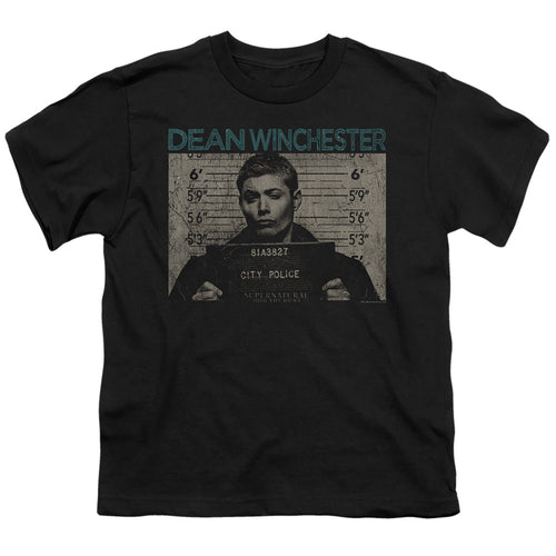 Supernatural Dean Winchester Mug Shot Youth/Toddler T-Shirt