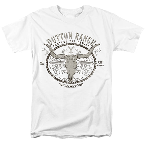 Yellowstone Dutton Ranch Longhorn Skull T-Shirt