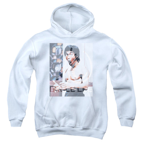 Bruce Lee Revving Up Youth Hoodie