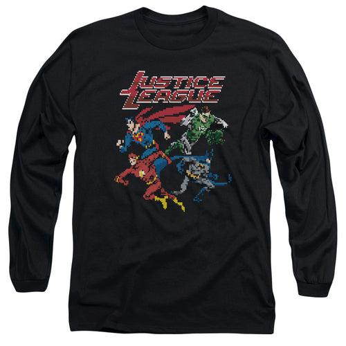 Justice League Pixel League Long Sleeve T-Shirt