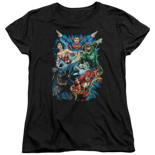 Justice League Jl Assemble Womens T-Shirt