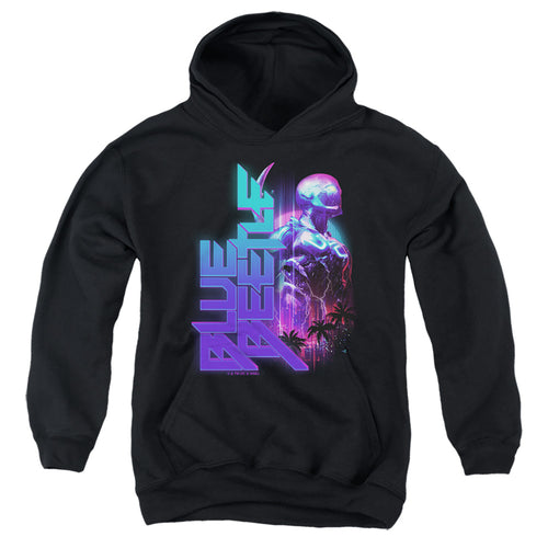Blue Beetle Lightning Youth Hoodie