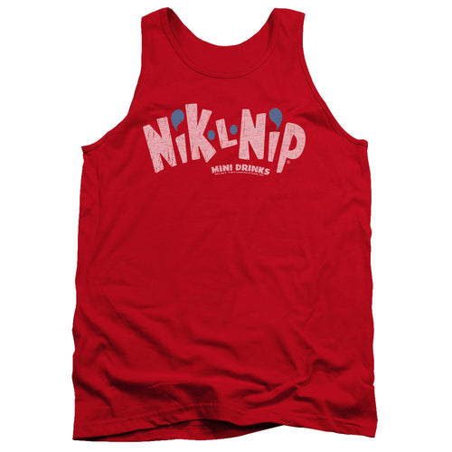 Dubble Bubble Nik-L-Nip Distressed Logo Tank Top