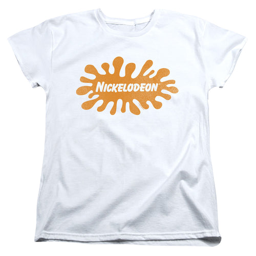 Nickelodeon Retro Splat Logo Womens T-Shirt