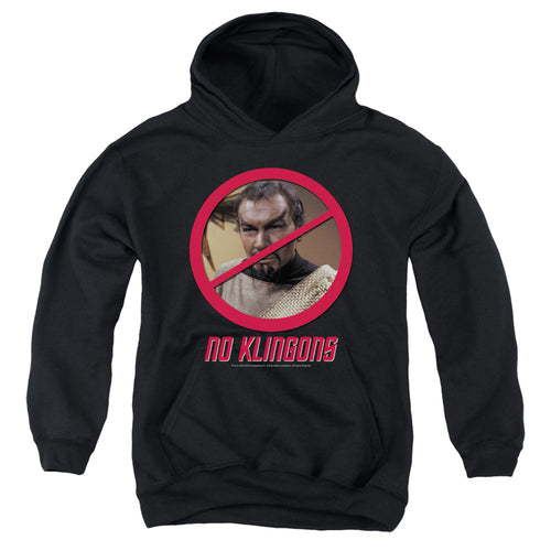 Star Trek No Klingons Youth Hoodie