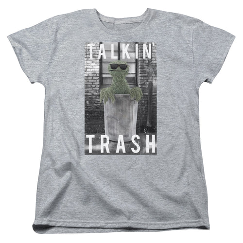 Sesame Street Talkin Trash Womens T-Shirt