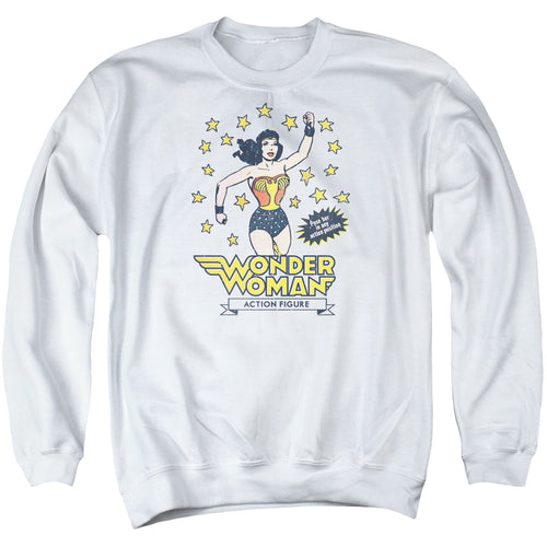 Wonder Woman Action Figure Crewneck Sweatshirt