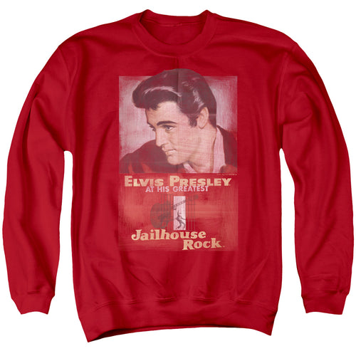 Elvis Presley Jailhouse Rock Poster Crewneck Sweatshirt