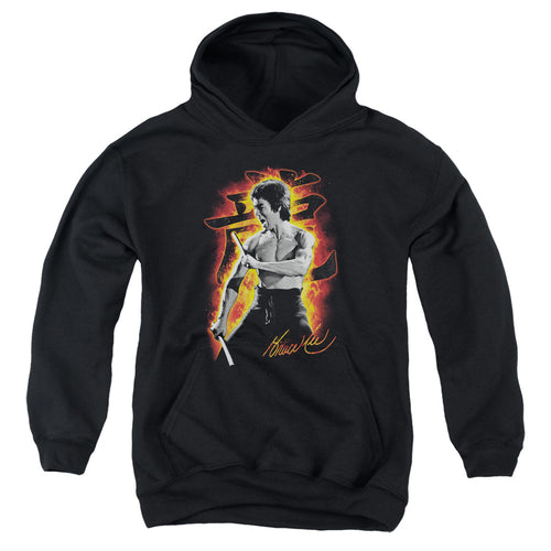 Bruce Lee Dragon Fire Youth Hoodie