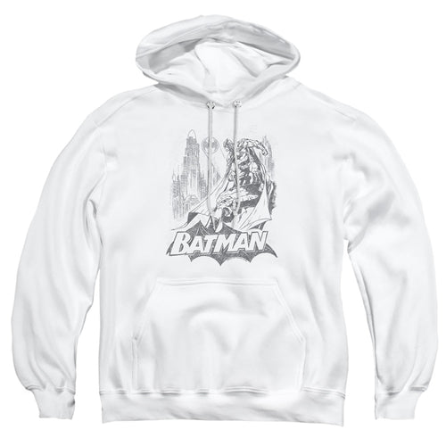 Batman Bat Sketch Pullover Hoodie