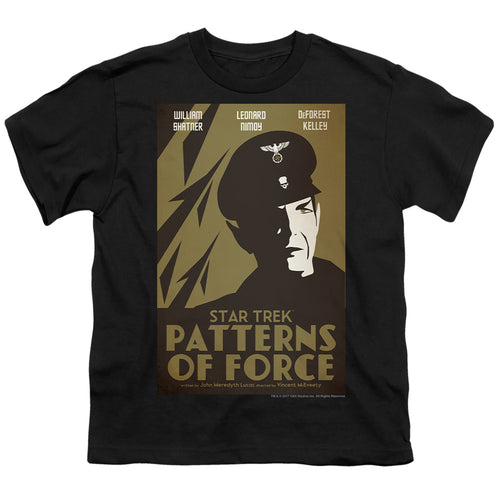 Star Trek Juan Ortiz Patterns of Force Black Youth/Toddler T-Shirt
