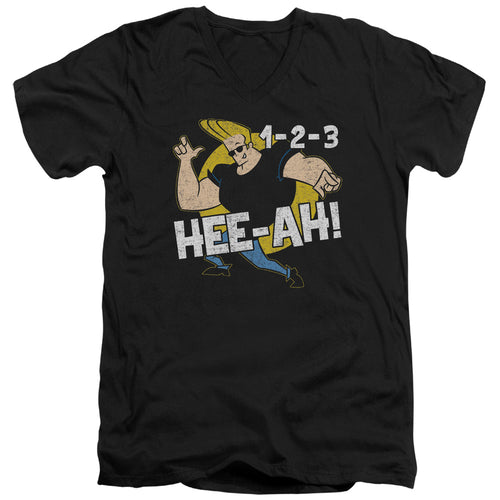 Johnny Bravo 123 V-Neck T-Shirt