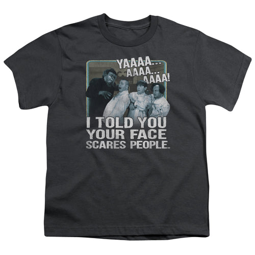 The Three Stooges Your Face Scares People Youth/Toddler T-Shirt