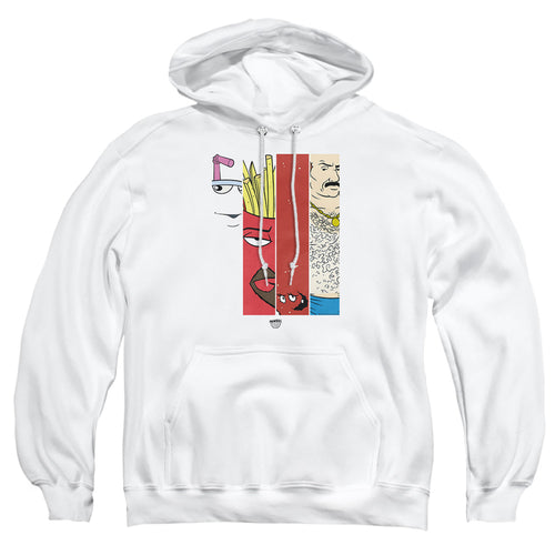 Aqua Teen Hunger Force Group Tiles Pullover Hoodie