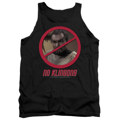 Star Trek No Klingons Tank Top