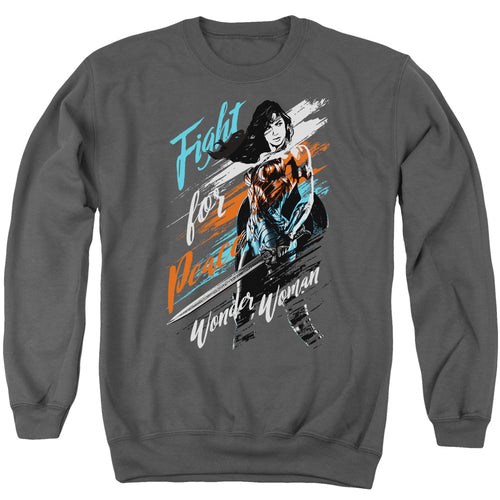 Wonder Woman (2017) Fight for Peace Crewneck Sweatshirt