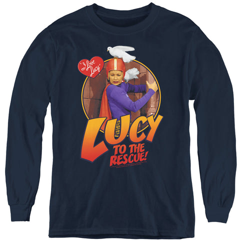 I Love Lucy To The Rescue Youth Long Sleeve T-Shirt