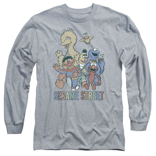 Sesame Street Colorful Group Long Sleeve T-Shirt