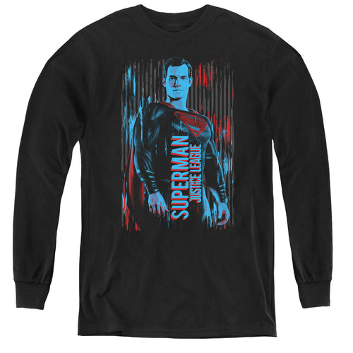 Justice League Superman Youth Long Sleeve T-Shirt