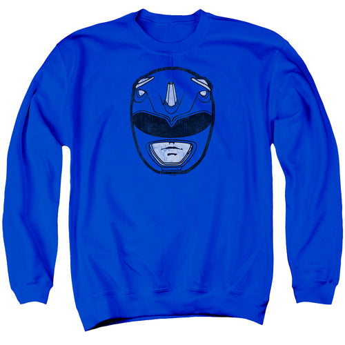 Mighty Morphin Power Rangers Blue Ranger Mask Crewneck Sweatshirt