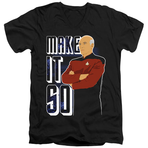 Star Trek Make It So V-Neck T-Shirt