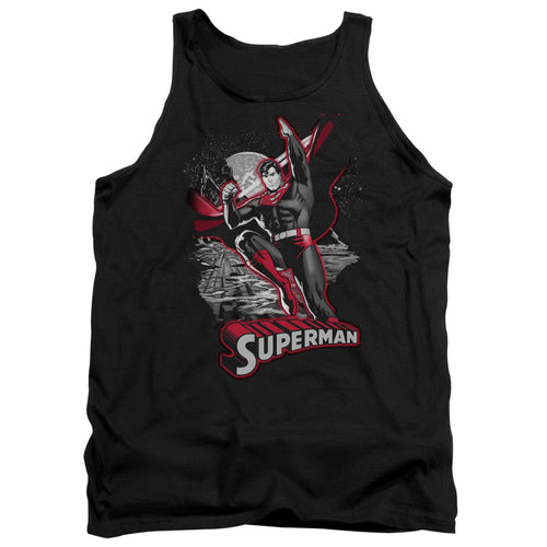 Justice League Superman Red & Gray Tank Top