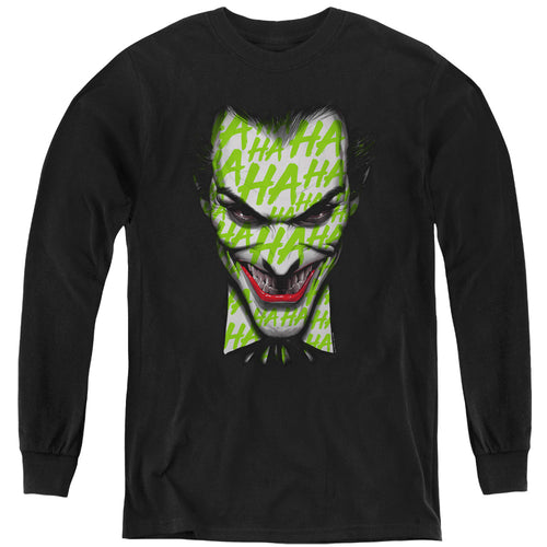 Batman Ha Ha Smile Youth Long Sleeve T-Shirt