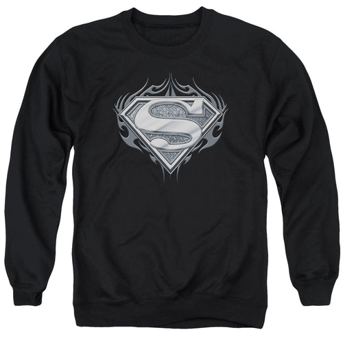 Superman Biker Metal Crewneck Sweatshirt