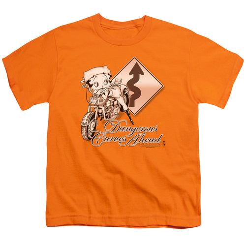 Betty Boop Dangerous Curves Youth/Toddler T-Shirt
